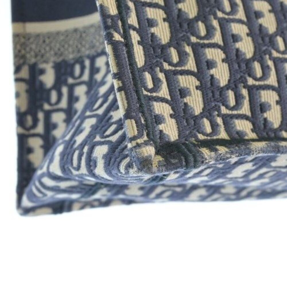 ★SOLD★ Dior Tote Beige Navy Blue - Picture 9 of 13
